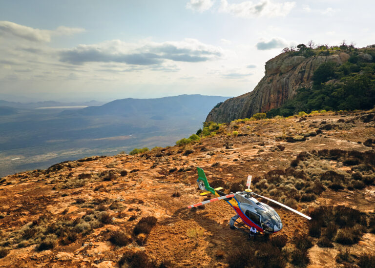 Kenya suyian conservancy helicopter 5