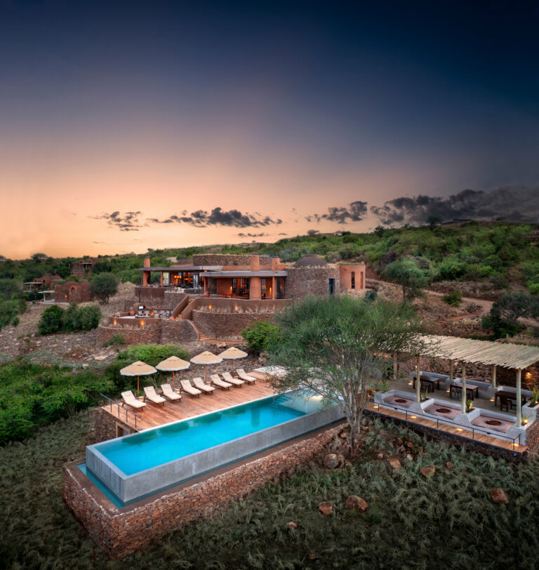 Kenya suyian lodge guest area aerial 1