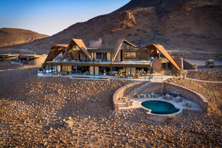Namibia sossusvlei desert lodge guest area front view