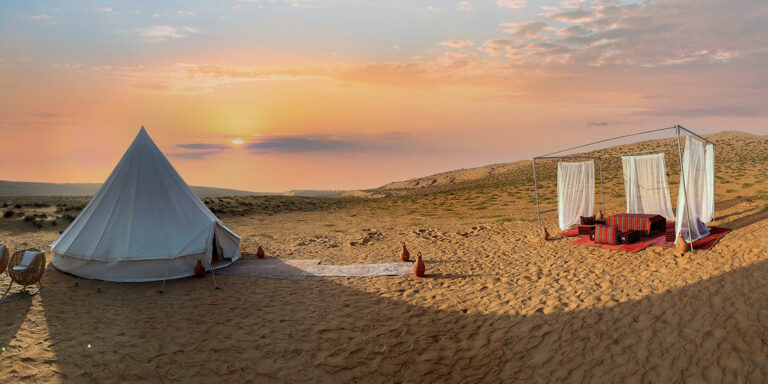 Übernachten in der wüste ©arabian nights resort